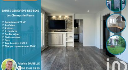 Appartement 4 pièces de 72 m² à Sainte-Geneviève-des-Bois (91700)