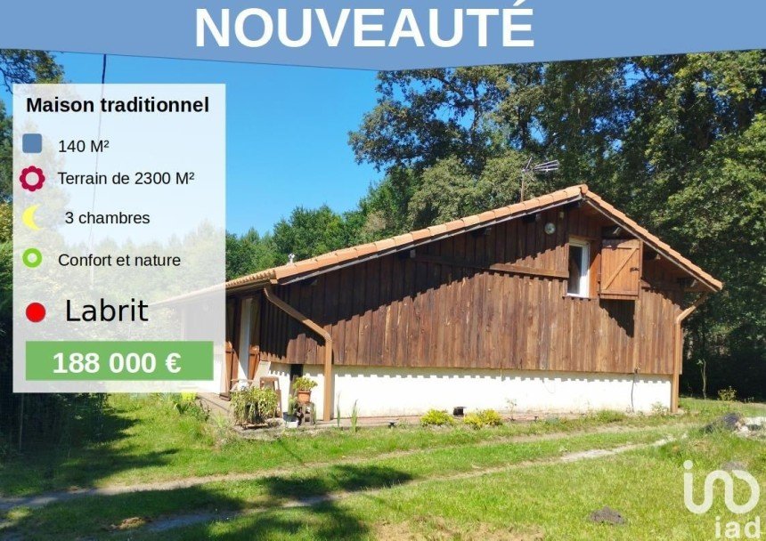 House 5 rooms of 148 m² in Lencouacq (40120)