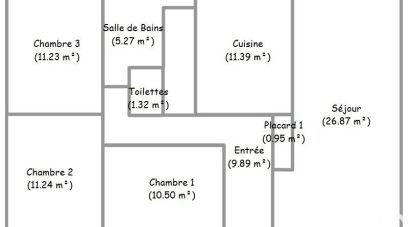 House 5 rooms of 109 m² in Tercé (86800)