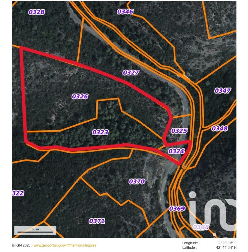 Land of 12,460 m² in Saint-Paul-de-Fenouillet (66220)