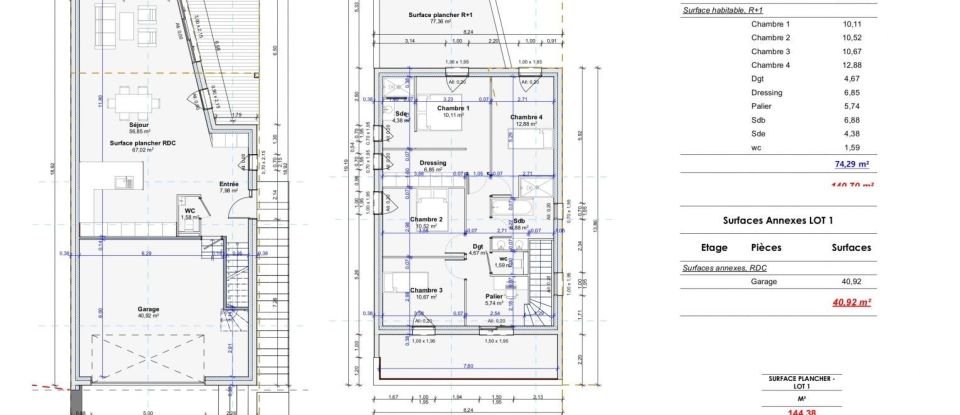 House 6 rooms of 140 m² in Jussy (57130)