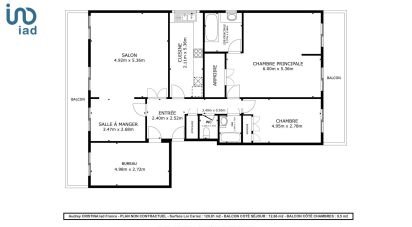 Apartment 5 rooms of 121 m² in Nogent-sur-Marne (94130)