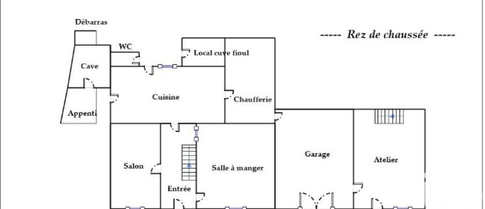 Maison de village 8 pièces de 170 m² à Corcoué-sur-Logne (44650)