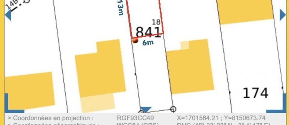 Terrain de 242 m² à Nangis (77370)