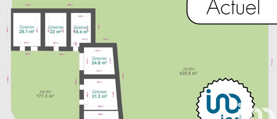 Longère 4 pièces de 125 m² à Bruc-sur-Aff (35550)