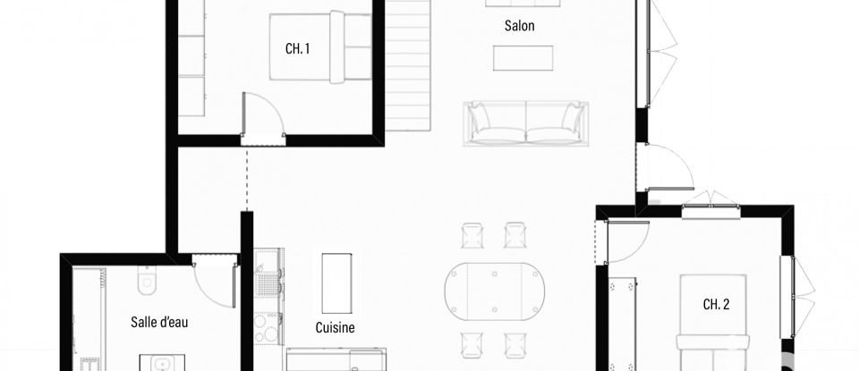 Maison 4 pièces de 78 m² à Les Pavillons-sous-Bois (93320)