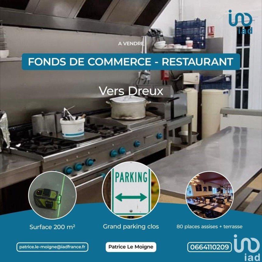 Restaurant of 200 m² in Vert-en-Drouais (28500)