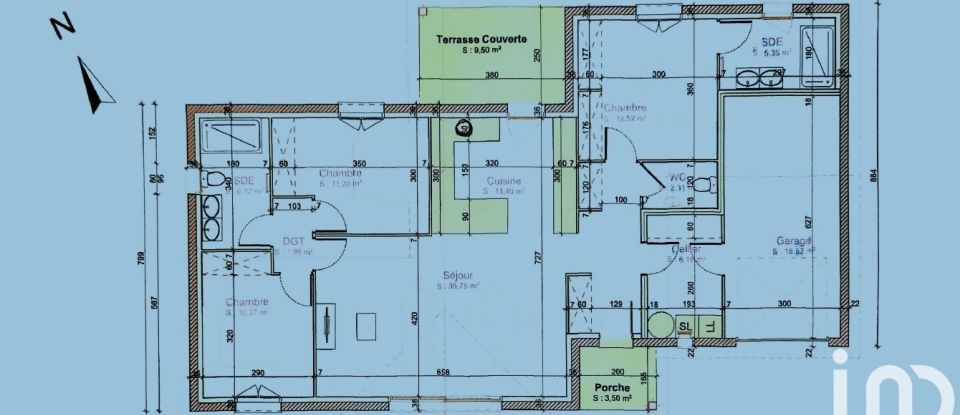 Maison 4 pièces de 108 m² à Prigonrieux (24130)