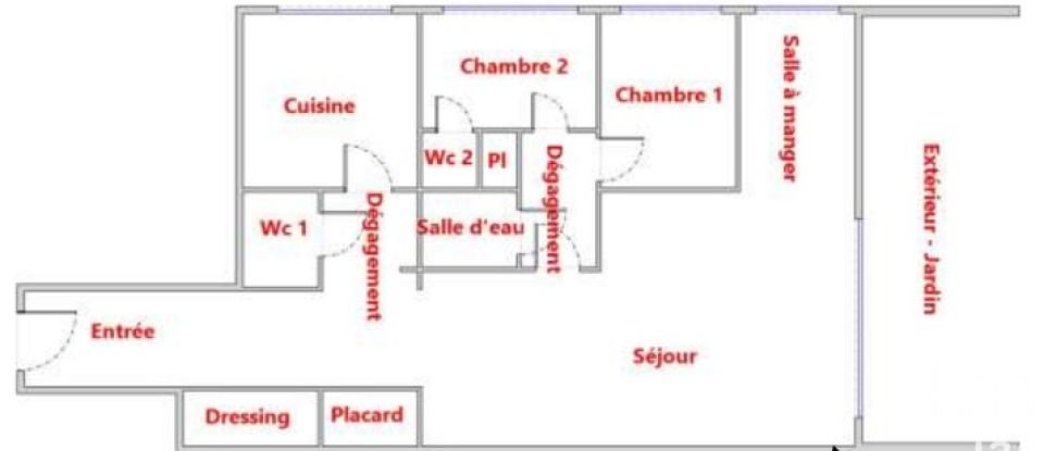 Apartment 4 rooms of 99 m² in Saint-Maur-des-Fossés (94100)