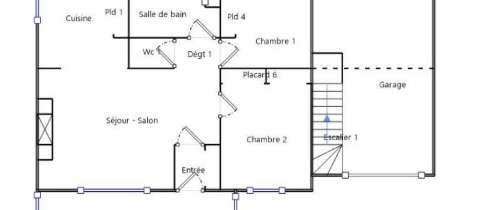 Maison traditionnelle 5 pièces de 110 m² à Moëlan-sur-Mer (29350)