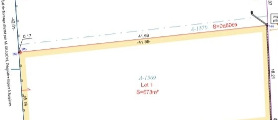 Land of 673 m² in Ferrières (17170)