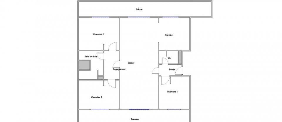 Appartement 4 pièces de 86 m² à Nanterre (92000)