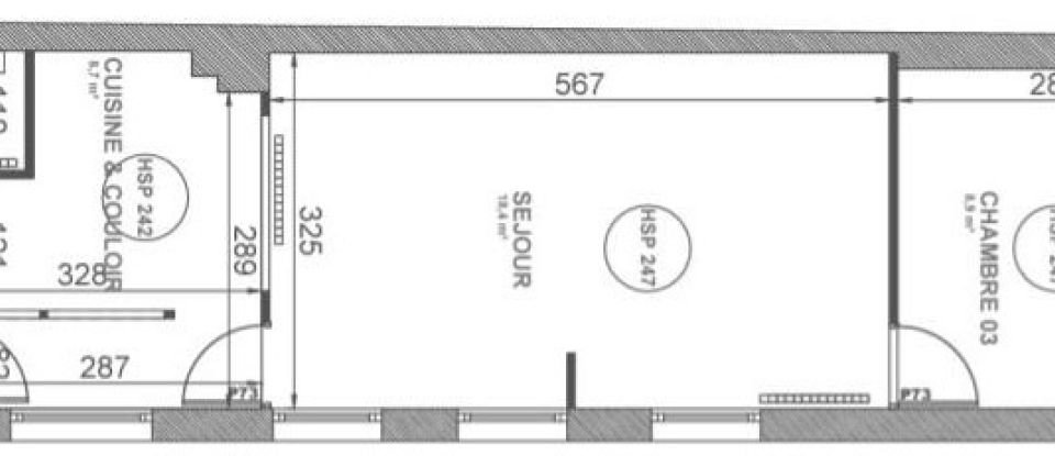 Apartment 2 rooms of 42 m² in Loos (59120)