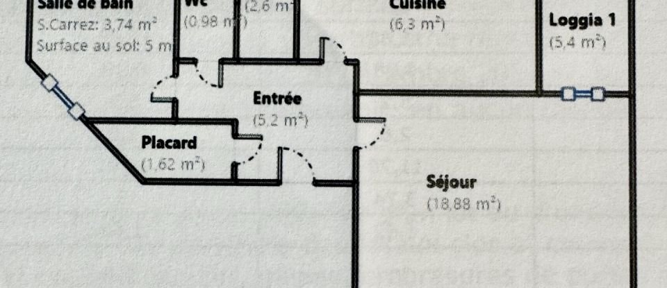 Appartement 2 pièces de 67 m² à Créteil (94000)