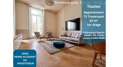 Apartment 3 rooms of 65 m² in Toulon (83200)