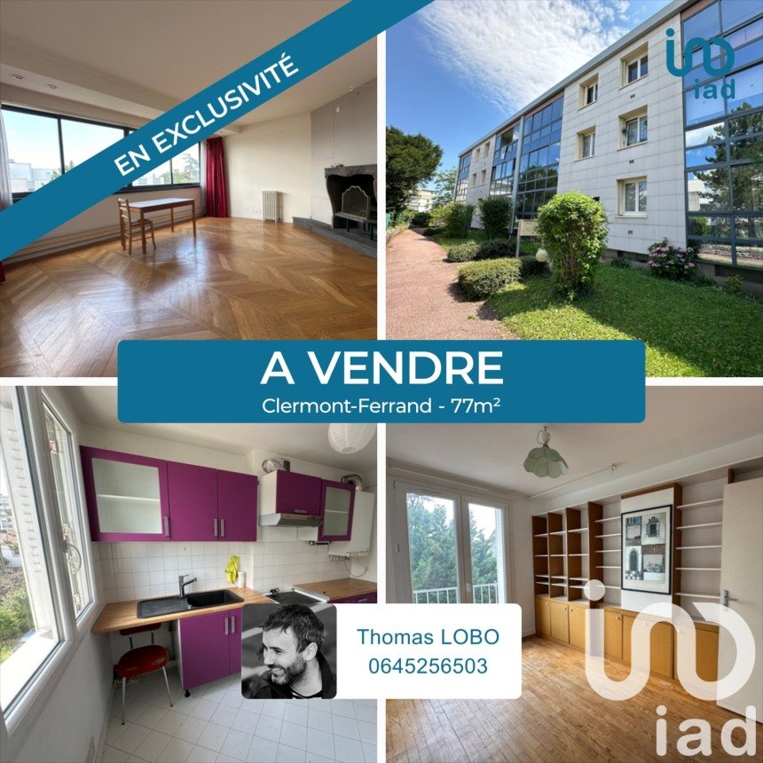 Apartment 4 rooms of 77 m² in Clermont-Ferrand (63100)