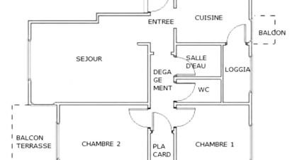 Appartement 3 pièces de 57 m² à Biarritz (64200)