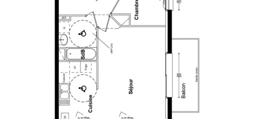 Apartment 3 rooms of 65 m² in Quimper (29000)