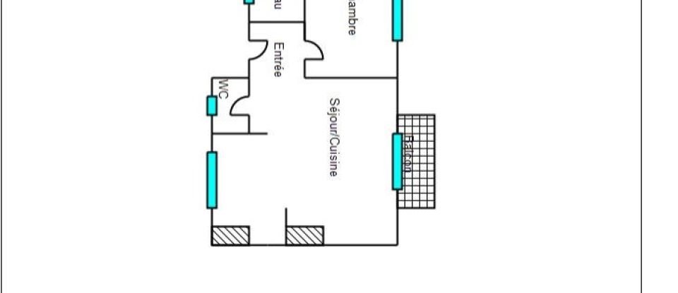 Appartement 2 pièces de 40 m² à Cassis (13260)