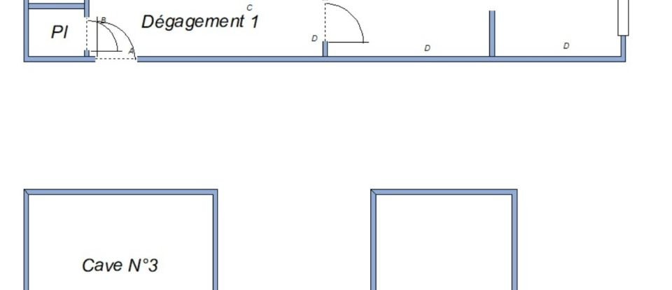 Appartement 1 pièce de 55 m² à La Tour-du-Pin (38110)