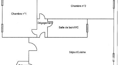 Apartment 3 rooms of 65 m² in Bourron-Marlotte (77780)