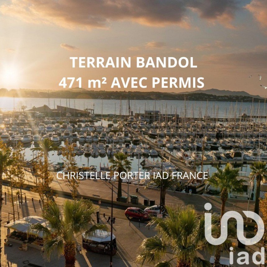 Land of 480 m² in Bandol (83150)