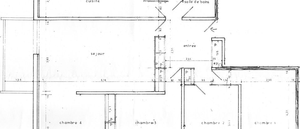 Apartment 5 rooms of 100 m² in Toulouse (31400)