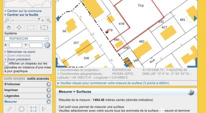 Terrain Loisirs de 1 484 m² à Giraumont (54780)