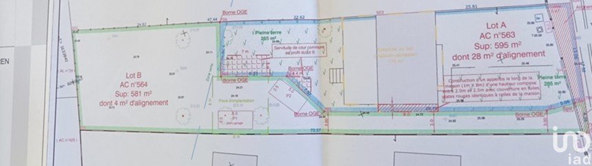 Terrain de 581 m² à Éragny (95610)