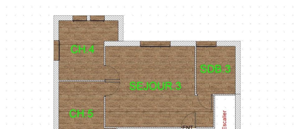 Maison 11 pièces de 240 m² à Fermanville (50840)