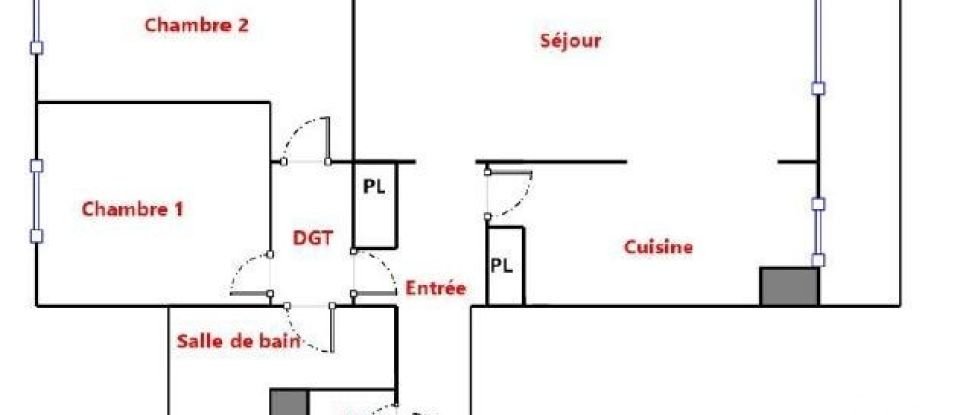 Appartement 3 pièces de 63 m² à Créteil (94000)