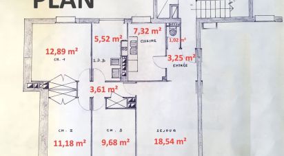 Apartment 4 rooms of 73 m² in Poitiers (86000)