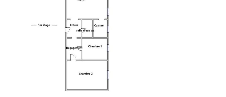 Appartement 3 pièces de 59 m² à Saint-Denis (93200)