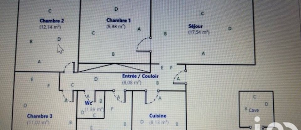 Appartement 4 pièces de 74 m² à Saint-Ouen-l'Aumône (95310)