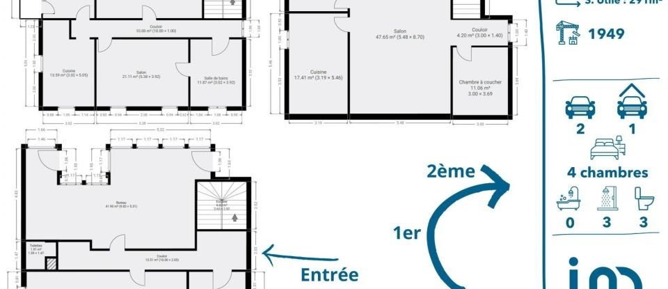 House 11 rooms of 240 m² in Audincourt (25400)