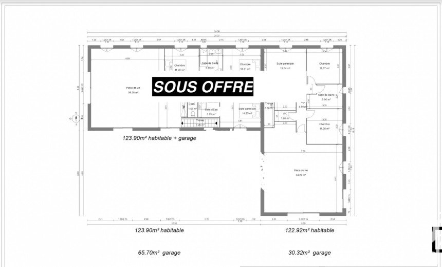 Terrain de 3 200 m² à Ollioules (83190)