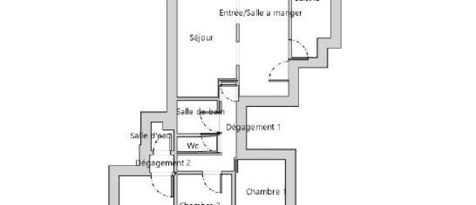 Apartment 5 rooms of 94 m² in Colombes (92700)