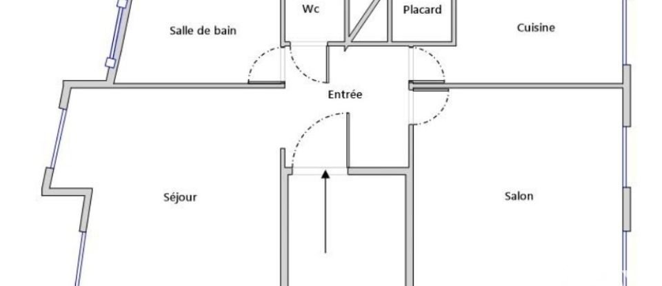 Appartement 2 pièces de 51 m² à Marseille (13001)