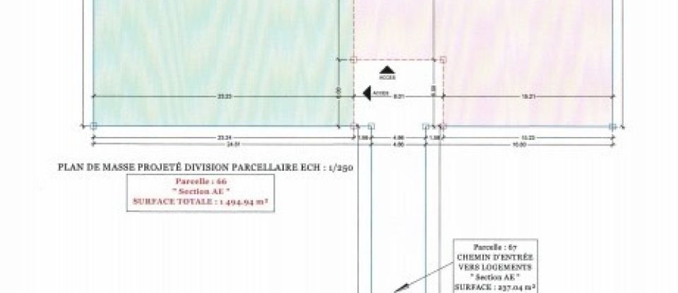 Land of 700 m² in Saint-Maxire (79410)