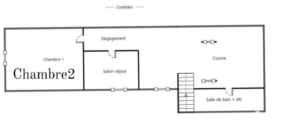 Building in Aniche (59580) of 200 m²