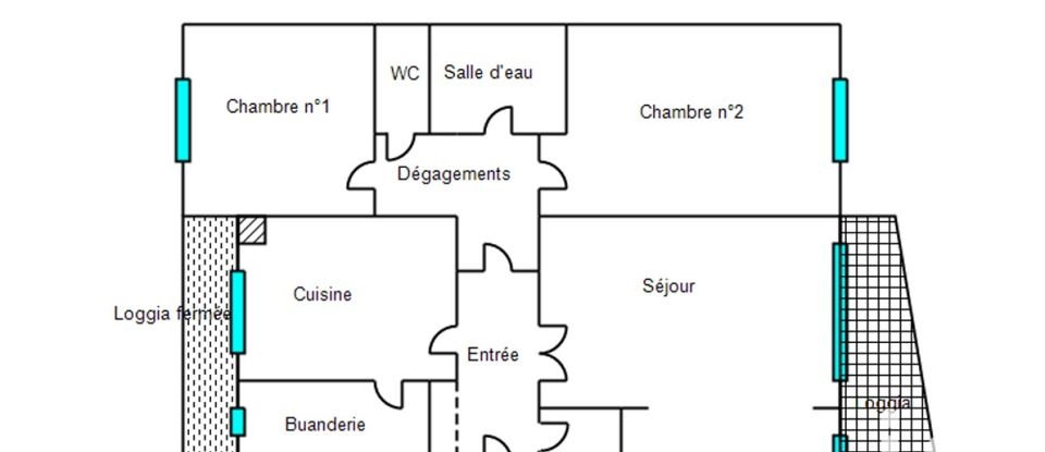 Apartment 4 rooms of 89 m² in Toulon (83200)