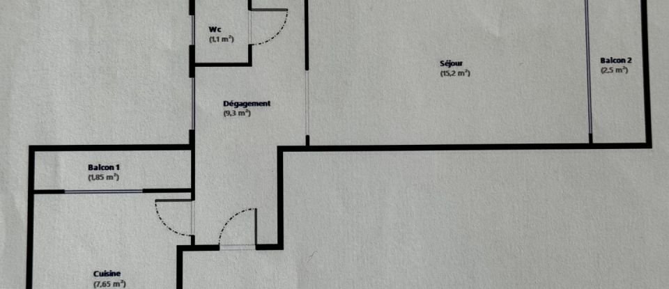 Appartement 2 pièces de 51 m² à Nice (06000)