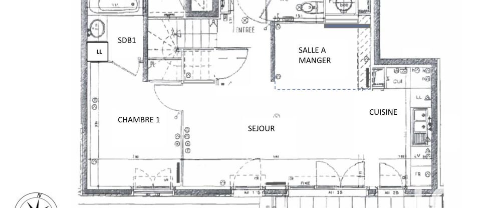 Duplex 3 pièces de 73 m² à Carrières-sous-Poissy (78955)