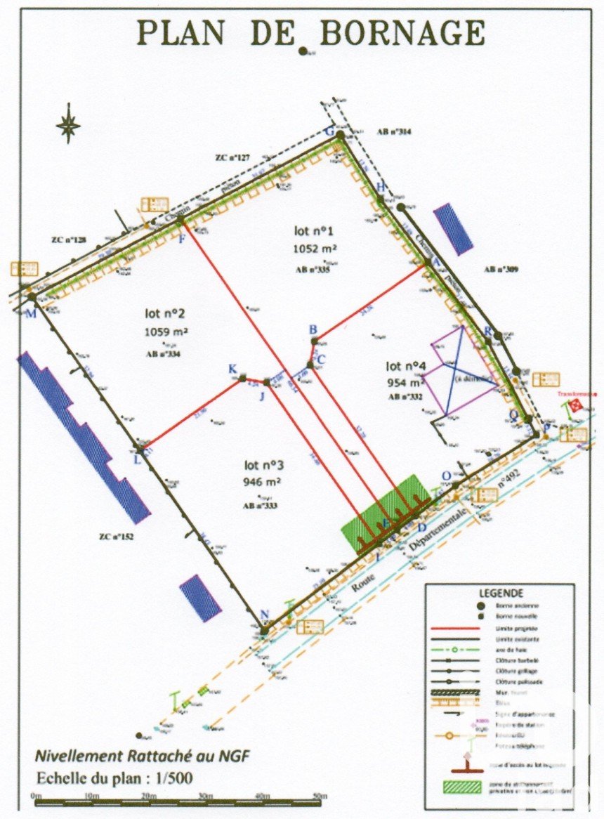 Terrain de 946 m² à Les Loges-Marchis (50600)