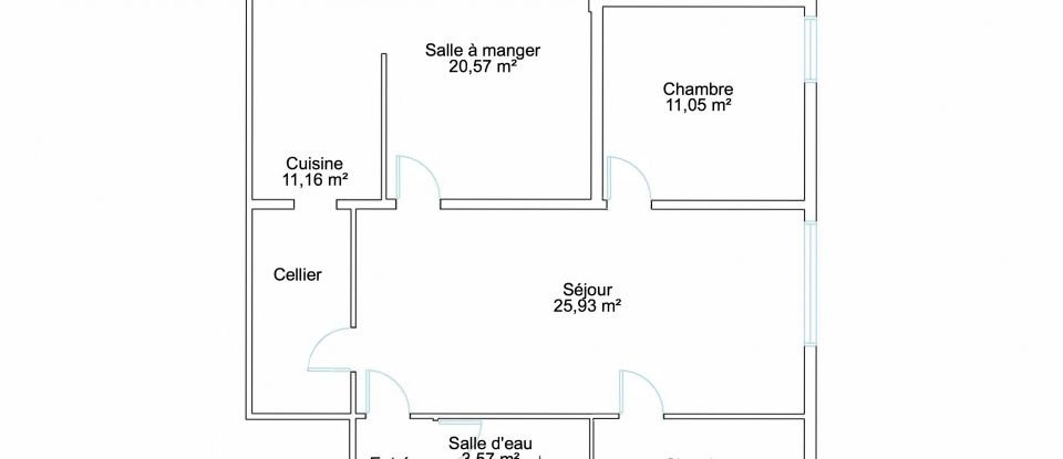 Appartement 4 pièces de 84 m² à Montreuil (93100)