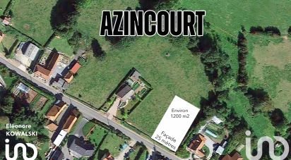 Land of 1,200 m² in Azincourt (62310)