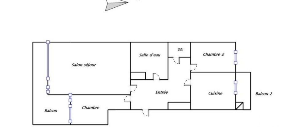 Appartement 3 pièces de 70 m² à Tarbes (65000)