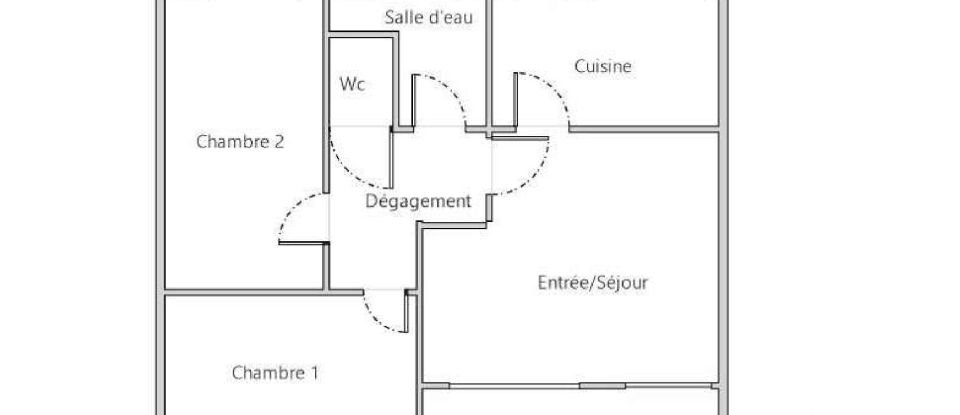 Maison 3 pièces de 54 m² à Montfermeil (93370)