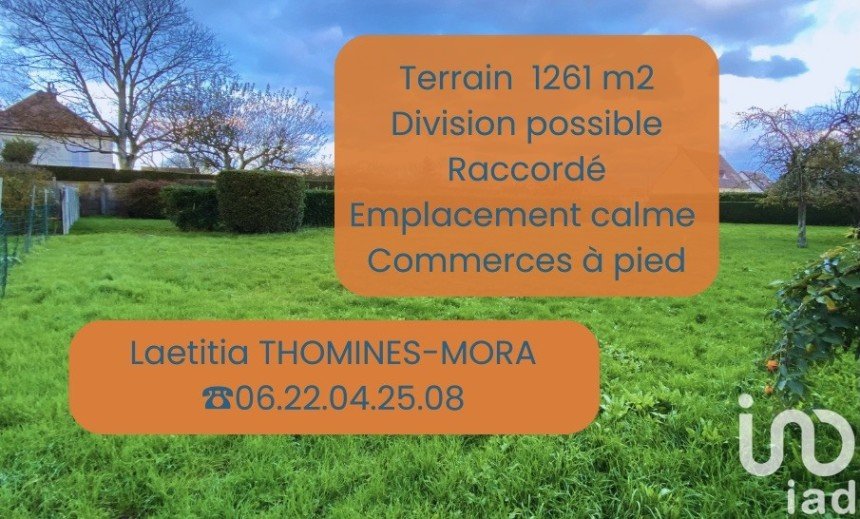 Land of 1,261 m² in Port-en-Bessin-Huppain (14520)