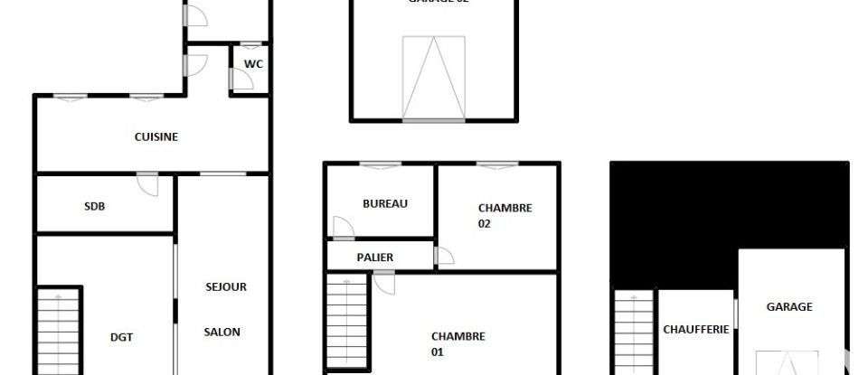 House 4 rooms of 97 m² in Trith-Saint-Léger (59125)